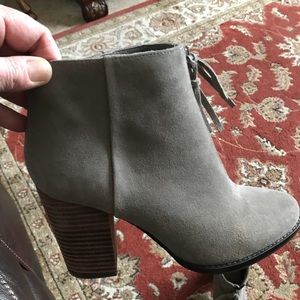 Neimann Marcus exclusive stone colored bootie